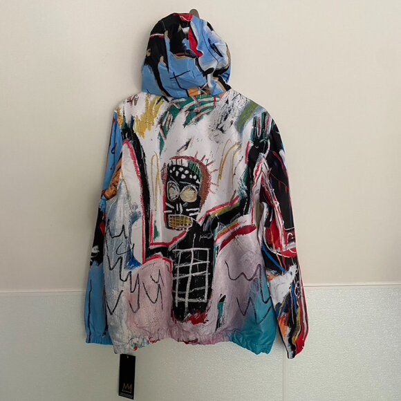Members Only x Basquiat Artesta Windbreaker Light Jacket Size XL - Picture 7 of 7